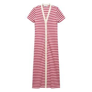 MNG Mango Stripe Sweater Maxi Dress Size XL